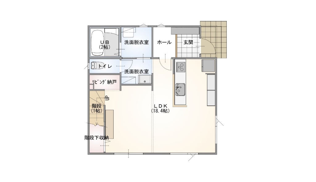 寿北3丁目間取り1F